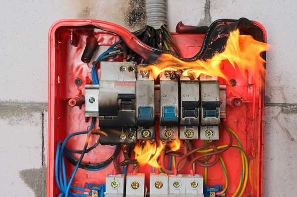 Electrical fire